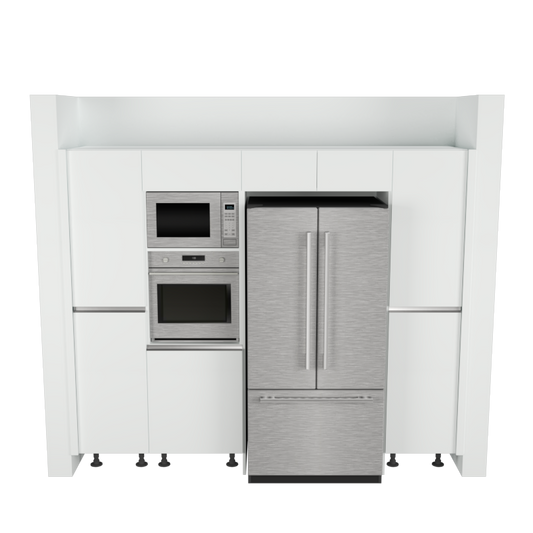 Cocina Auxiliar Lineal: 2,5m de largo Diseño 4