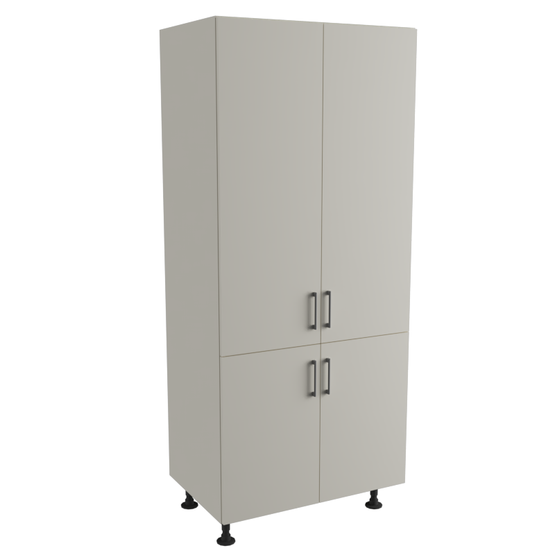 2. Torre de cocina con cuatro puertas batientes dos altas y dos bajas