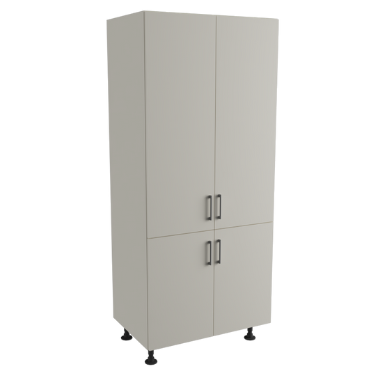 2. Torre de cocina con cuatro puertas batientes dos altas y dos bajas
